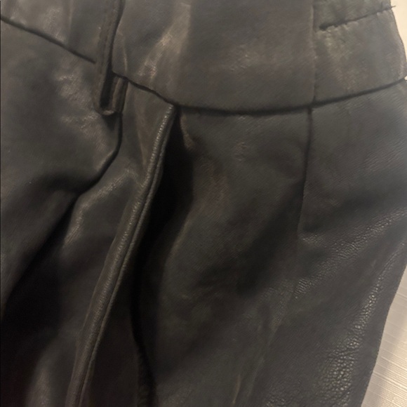 Free People Black High Waist Shorts SZ XL Roma Vegan Suede casual moto boho - Picture 10 of 13